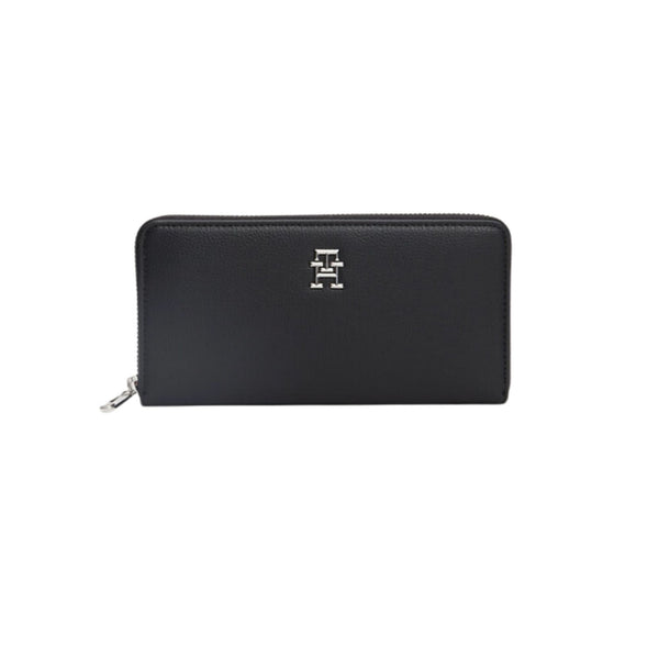 Tommy Hilfiger Portafogli Portafoglio Donna modello Essential grande Nero - Francavilla Moda